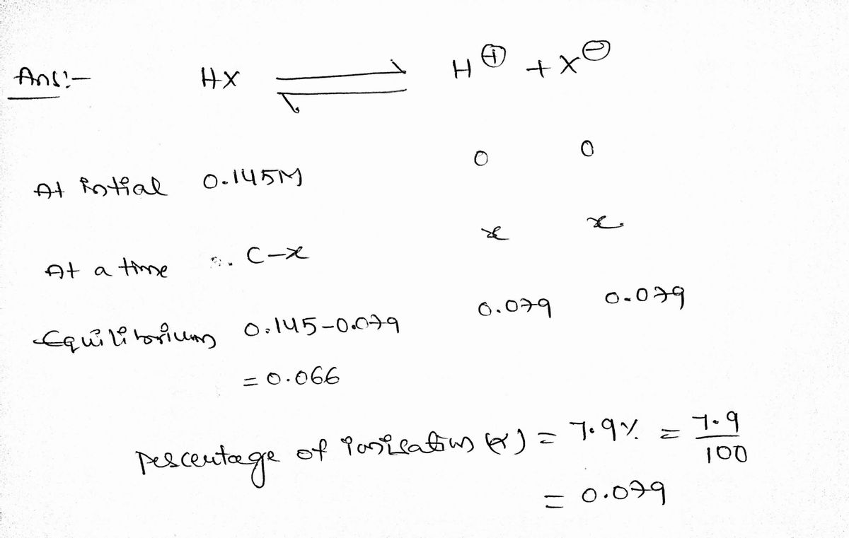 Chemistry homework question answer, step 1, image 1